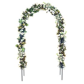78"H x 45"W Metal Garden Arch Trellis; Wedding Arch,Adjustable Arbor Trellis for Garden Climbing Plants Support or Wedding Decor 78"H x 45"W Metal Garden Arch Trellis; Wedding Arch,Adjustable Arbor Trellis for Garden Climbing Plants Support or Wedding Decor